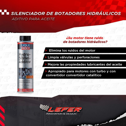 Aditivo Silenciador De Botadores Hidráulico Liqui Moly