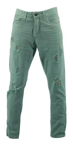 Calça verde sales militar destroyed