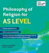 Comprar Libro Philosophy Of Religion For As Level - Michael B. Wi...
