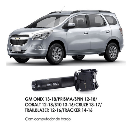 Chave De Seta Gm Spin 2012 A 2018 Com Computador De Bordo