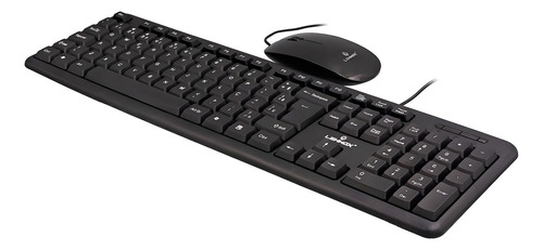 Kit Teclado Mouse Óptico Usb Com Fio Escritório Pc Lehmox