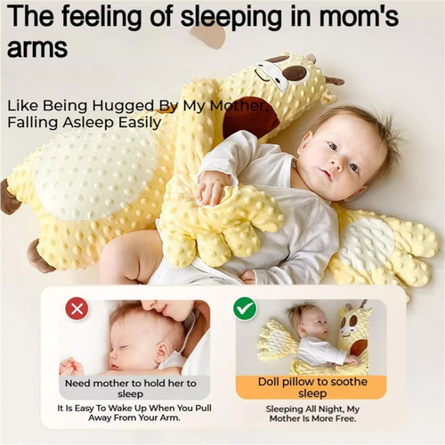 Brinquedo Para Dormir Com Palmas Para Bebês, Travesseiro