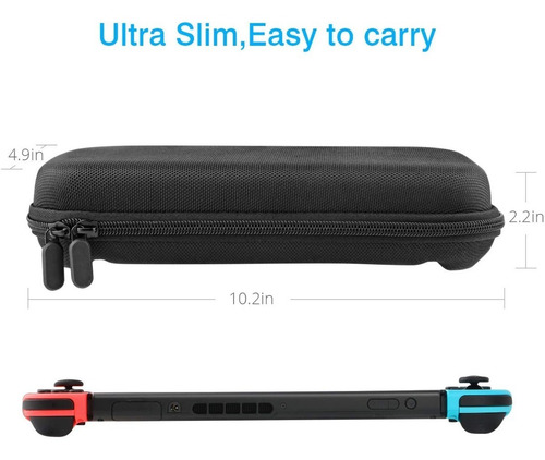 Imagen 6 de 7 de Forro Estuche Protector Nintendo Swich Con Accesorios
