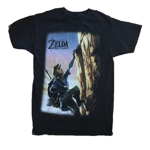 Remera Bioworld The Legend Of Zelda Link Escalando Original