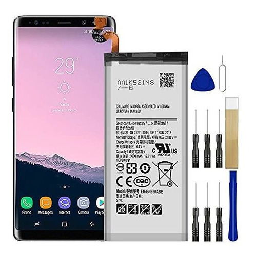 Bateria Eb-bg950abe Compatible Con Samsung Galaxy Note 8 Sm-