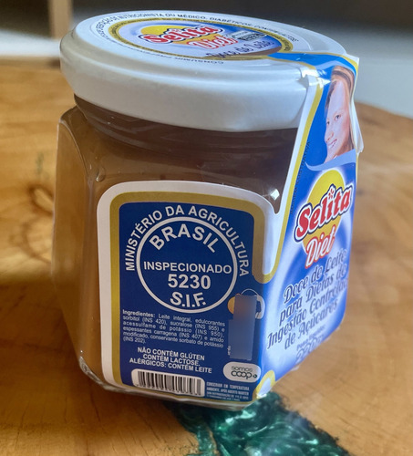 Doce De Leite Zero Açúcar Selita 220g Kit Com 4 Unidades