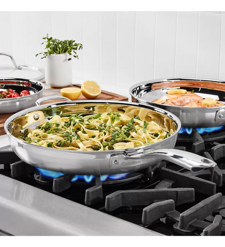 Cuisinart Juego De Sartenes De Acero Inoxidable 5 Pz