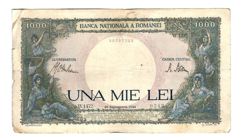 Rumania - Billete 1000 Lei 1941 - 36799243.
