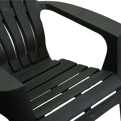 Sillon Jardin Plastico Garden Life Miami Negro