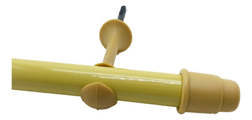 Varão De Cortina Simples 19mm (fino) 2 Metros Cores Cor Cerejeira
