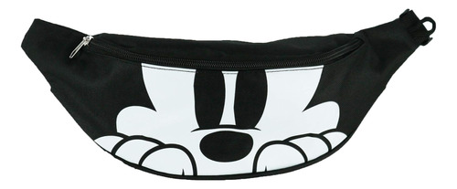 Riñonera Con Doble Bolsillo De Disney Mickey Mouse, Color Ne