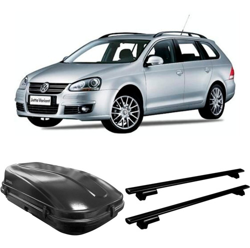 Bagageiro Teto Jetta Variant 08/13 510l Motobul + Rack Mult