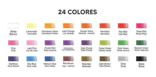 Imagen 10 de 10 de Kit De Acuarela En Pastillas Para Viaje 24 Colores Giorgione