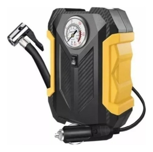 Compresor Aire Carro 12v Inflador Llanta Neumáticos Portátil