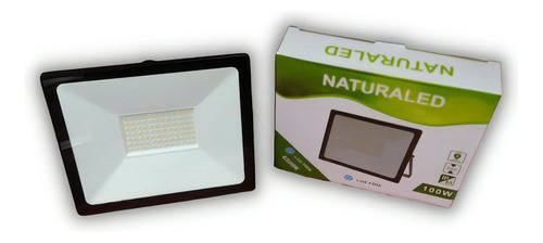Foco Led Exterior Luz Fria 100w Slim Naturaled | Ed Color De La Luz Blanco Frío
