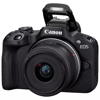 Camara Canon Eos R50 C/ Rf-s 18-45mm Is + Rf 50mm 1.8 + 32gb