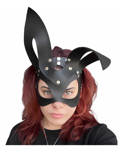 Mascara De Cuero Sexy Rabbit, Conejita