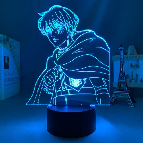 Anime Lámpara Attack On Titan 4 Armin Arlert Figura Para Dor