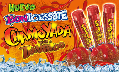 Bon Ice Bonicessote Chamoyada Tamarindo 60 Pzs Sin Congelar