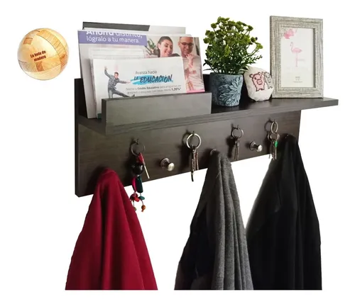 Nuestro portallaves Home es ideal para organizar los recibos y colgar las  llaves, un estilo vin…