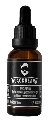 Tónico Para Crecimiento De Barba Blackbeard 10% (1 Mes)