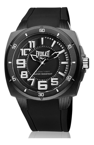 Relógio Masculino Everlast Preto De 2 Anos E676