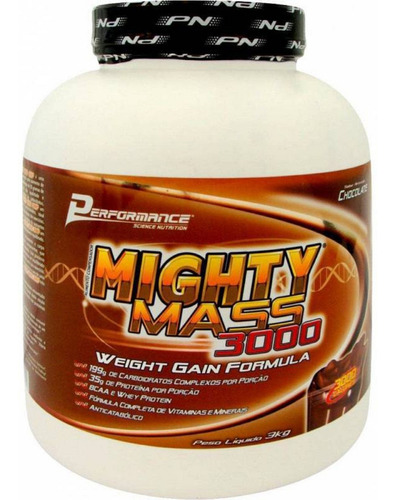 Hipercalorico Mighty Mass 3000 (3kg) - Performance