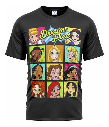 Playera Princesas, 100% Algodón 04