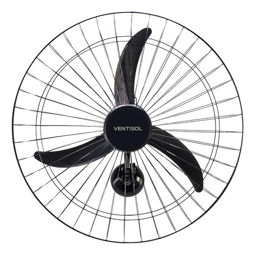 Ventilador Oscilante De Parede New 60cm Preto - Ventisol