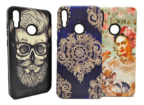 Protector Tpu Funda Rígido Huawei Y7 2019 + Vidrio Templado