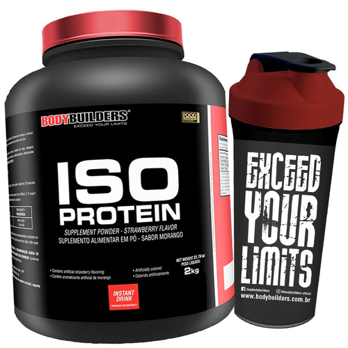 Imagem 1 de 5 de Whey Proten Isolado 2kg + Coqueteleira