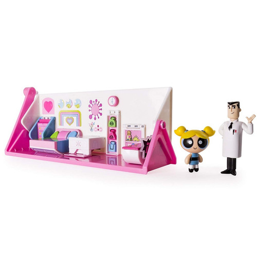Professor Utônio Playset 2 Em 1 As Meninas Superpoderosas