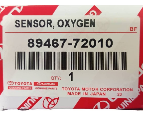 Sensor De Oxigeno Toyota Previa(89467-72010)