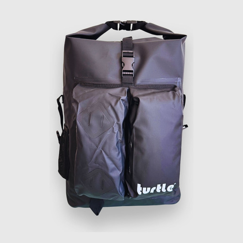 Bolso Mochila Impermeable Outdoor Turtle Outlander 30l Ttm Color Black Diseño De La Tela Lisa