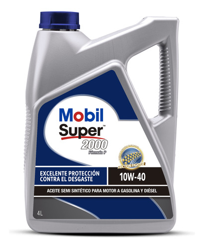 Aceite Mobil Super 2000 10w40 Formula P Bidon 4 Litros