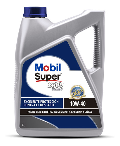 Aceite Mobil Super 2000 10w40 Formula P Bidon 4 Litros