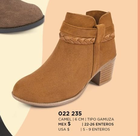 Bota/botin Dama Terra 022-235 Camel  6cm Oto/inv-19