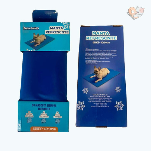 Imagen 3 de 10 de Manta Refrescante Refrigerante Para Perros Gel Frio 40x50cm