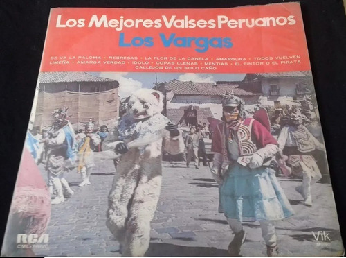 Lp Los Mejores Valses Peruanos Los Vargas Chilenos