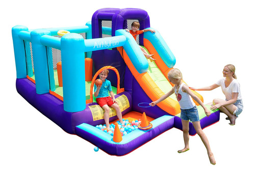 Airmyfun Casa Inflable Inflable Para Ninos De 2 A 12 Anos Pa