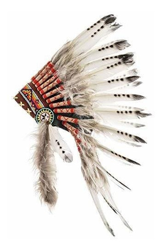 Novum Crafts Tocado De Plumas | Indio Del Nativo Americano I