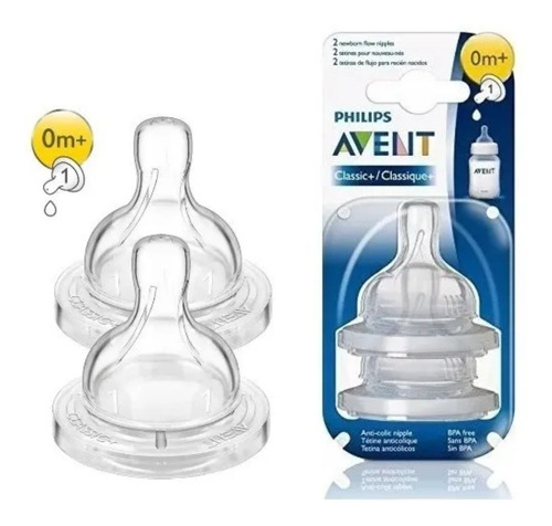 Avent Tetina Classic 3 Meses.2 Unid Milebu