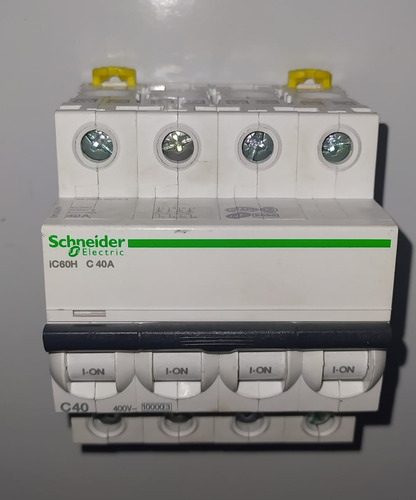 Interruptor Tetrapolar 4p 40a 15ka Ref A9f87440 Schneider