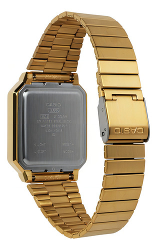 Reloj Casio Vintage A100weg-9a Original Dorado
