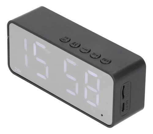 Reloj Despertador Y Parlante Bluetooth Alarma Temperatura