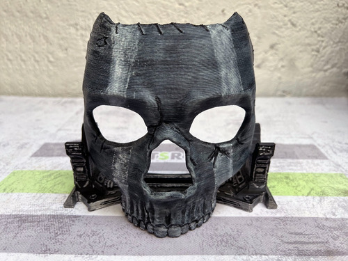 Mascara Ghost - Videojuego Guerra Moderna Impresion 3d Ktsr Color Negro Máscara Facial