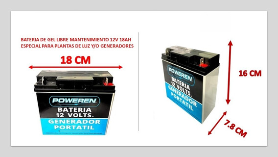 Gel AGM acu batería 12v 18ah ciclos firmemente cierre libre de mantenimiento sustituye a 18ah 19ah 20ah 