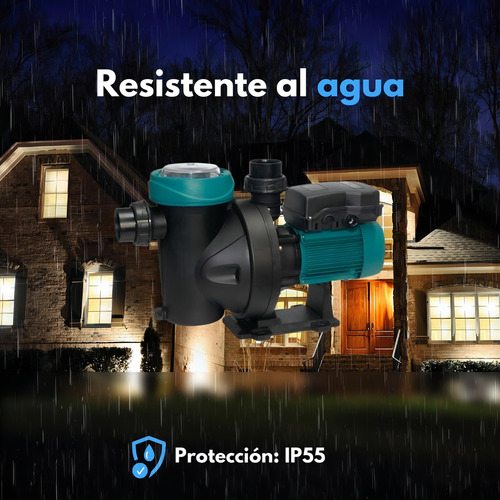Espa Bomba Para Alberca 3/4 Hp 1 F 115v Diámetro 1 1/2 Silen75-s-115 Ideal Para Albercas De 109,000 Litros De Capacidad 8 Horas De Filtrado A Una Carga De 9 Mca