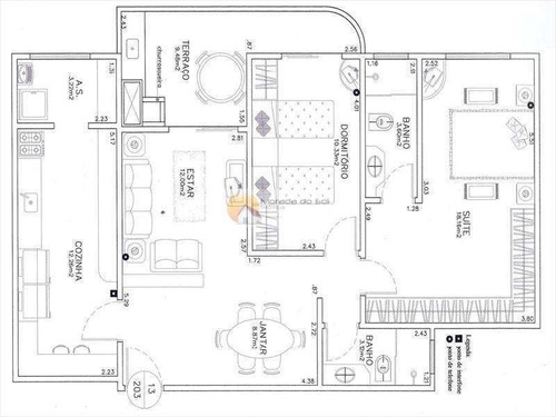 Imagem 14 de 30 de Apartamento Com 2 Dorms, Aviação, Praia Grande - R$ 500 Mil, Cod: 1611 - V1611
