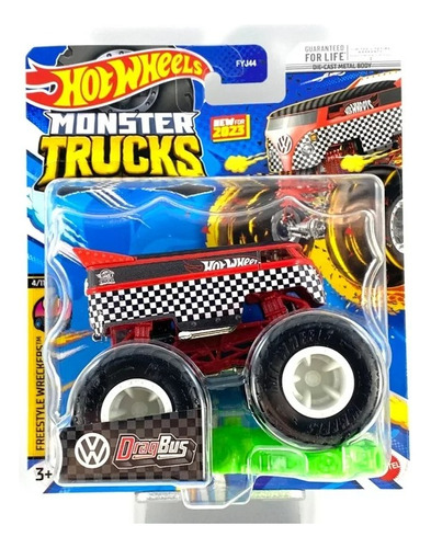 Monster Truck - Hot Wheels - Volkswagen Dragbus - 1:64 P3